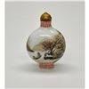 Image 2 : Hand Painted Snow-covered Landscape Statue Snuff Bottle