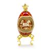 Image 1 : Faberge Style Merry Go Round Egg A Great Mantel Piece