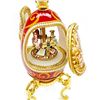 Image 2 : Faberge Style Merry Go Round Egg A Great Mantel Piece