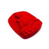 Image 1 : Asian Natural Red Cinnabar Resting Buddha Medallion