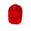 Image 2 : Asian Natural Red Cinnabar Resting Buddha Medallion