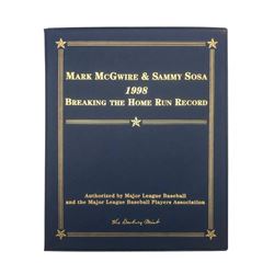 1998 Mark Maguire / Sammy Sosa 24kt Gold Gold Series Cards In Folder