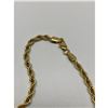 Image 3 : Ladies 14K Gold Plated Twisted Necklace