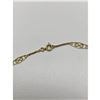 Image 3 : Ladies 14k Gold Plated Infinity Necklace