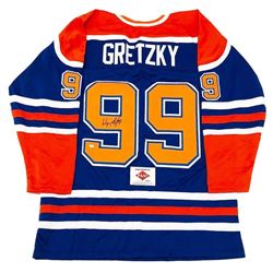 Authentic Wayne Gretzky Signed Edmonton Oliers #99 Jersey With Certificate Of Authenticity
