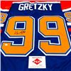 Image 2 : Authentic Wayne Gretzky Signed Edmonton Oliers #99 Jersey With Certificate Of Authenticity