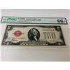 Image 1 : *RARE* $2 1928E US Bill - Legal Tender Note / PMG Graded 66EPQ