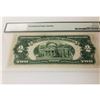 Image 2 : *RARE* $2 1928E US Bill - Legal Tender Note / PMG Graded 66EPQ