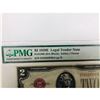 Image 3 : *RARE* $2 1928E US Bill - Legal Tender Note / PMG Graded 66EPQ