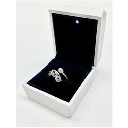 .03ct Oval Cut Size 7 Amethyst & 925 Sterling Silver Ring