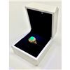 Image 1 : 1.73ct Oval Cut Nephrite Jade set in 10K Gold Plated Ring