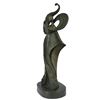 Image 1 : Signed Original Kassin a Tribute to Erte Bronze Sculpture Marble Figurine Figure