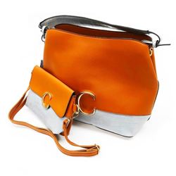 Genuine Leather Stitched Designer Made Designed Purse