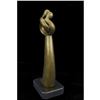 Image 5 : Signed Original Rare Milo Abstract Modern Art Kissing Couple Bronze Sculpture