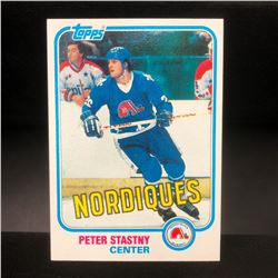 Vintage 1981 Peter Stastny Rookie Card