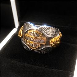 Harley Davidson Motor Cycle Riders Ring Size 11
