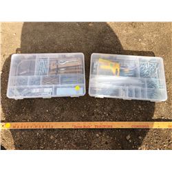 LOT OF 2 SCREW DISPLAY CASES