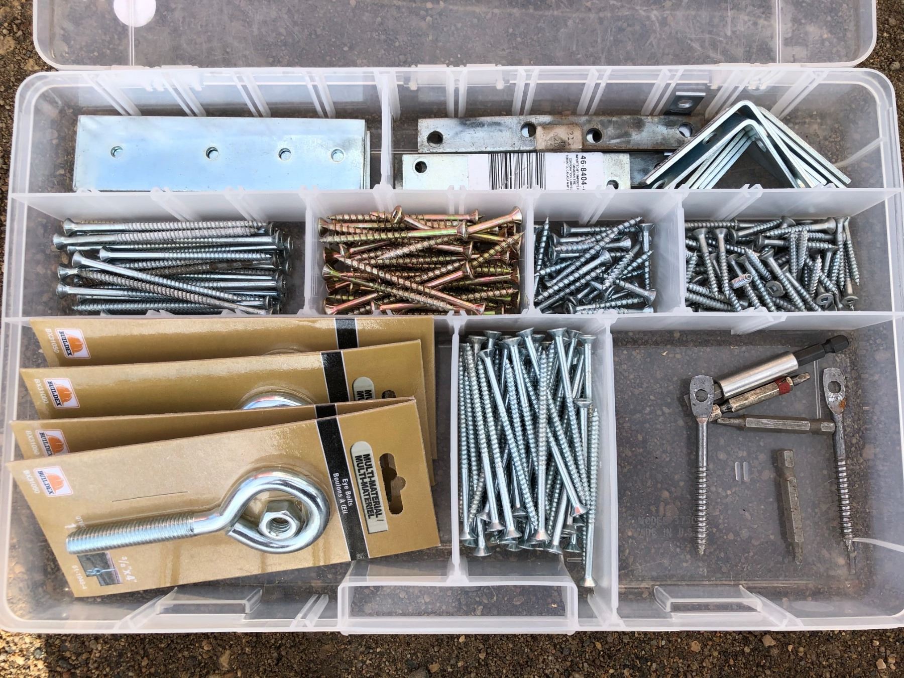 Screw Displays LOT OF 2 SCREW DISPLAY CASES