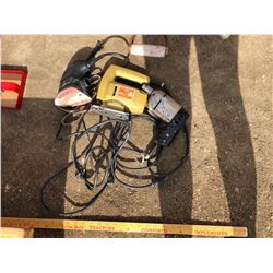 BLACK AND DECKER AND JOBMATE JIGSAW, SANDER, AND DRILL
