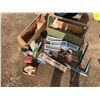 Image 1 : WOODEN TOOLBOXES W/ VENTS, SAWS, NAILS, ETC.