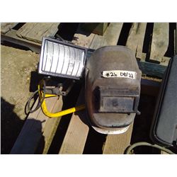 WELDING MASK AND SHOP LIGHT