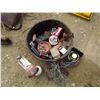 Image 1 : BUCKET OF MISC. TRACTOR PARTS