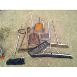 BROOMS AND SHOVELS