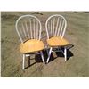 Image 1 : 2 WOOD CHAIRS