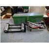 Image 1 : GREEN TOOLBOX C/W ASSORTMENT OF TOOLS