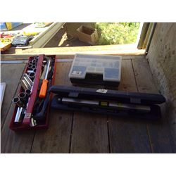 JOHNSON LEVEL AND TOOL, SOCKET SET, AND BITS