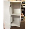 Image 3 : WHITE CUPBOARD W/ SHELF