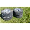 Image 2 : 4 TIRES AND RIMS FORD 8 BOLT 35X12.50XR18