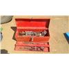Image 1 : RED TOOLBOX W/ MISC. TOOLS