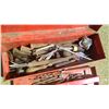 Image 2 : RED TOOLBOX W/ MISC. TOOLS