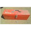 Image 4 : RED TOOLBOX W/ MISC. TOOLS