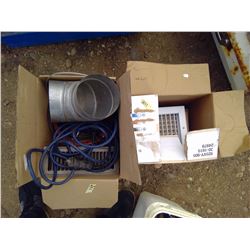 2 BOXES OF AIR DUCTS/VENTS