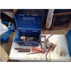 MASTERCRAFT TOOLBOX FILLED W/ MISC.