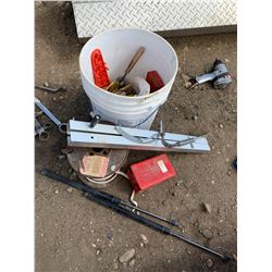 BUCKET OF MISC. TOOLS AND WIRING