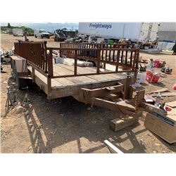 DOUBLE AXLE 21FT TRAILER W/ TILT DECK