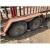 Image 2 : DOUBLE AXLE 21FT TRAILER W/ TILT DECK