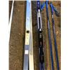 Image 3 : 2 SETS OF SKIS FISCHER WAX BASE/ROSSIGNOL+2 SETS SKI POLES
