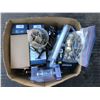 Image 1 : BOX OF DOORKNOBS, HANDLES, ETC.