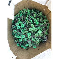 BOX OF SPIRAL PLASTIC TOP SHANK NAILS (3 INCH)