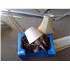 Image 1 : BOX OF LAMPS AND 3 PURSES