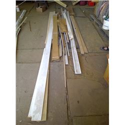 LARGE LOT OF BASE BOARDS AND TRIM PIECES