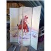 Image 1 : ROOM DIVIDER WITH COWBOY MOTIF