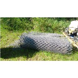 ROLL OF CHAIN LINK & SMALL PIECES