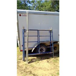 1 SET OF SCAFFOLDING, 2 SIDES 2 CROSS BRACES 72 INCHES