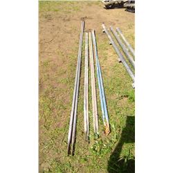 4 SCAFFOLDING CROSS BRACES (3 X 72" & 1 X 10')