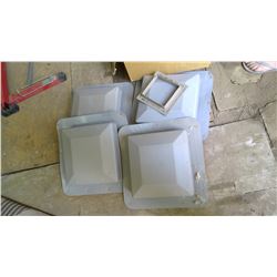 4 PLASTIC ROOFING VENTS